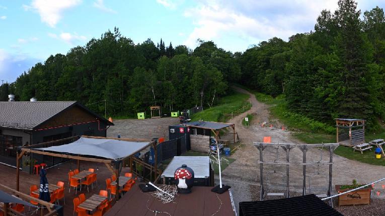 Webcam Mont Blanc: Base Versant Faustin