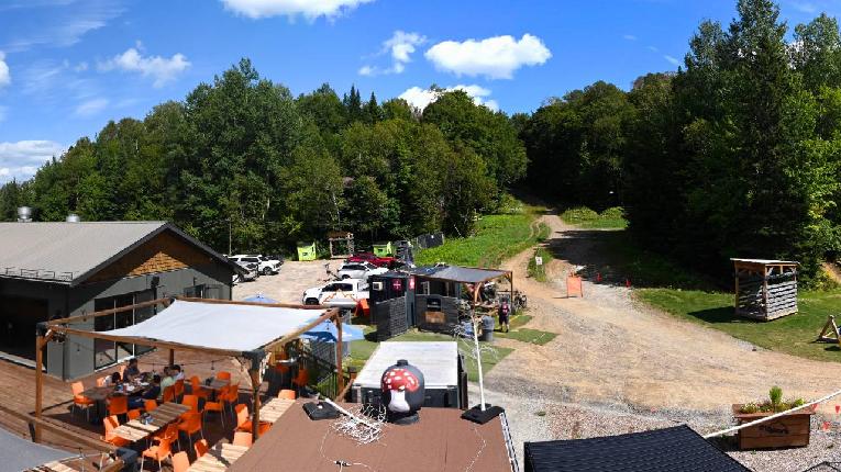 Webcam Mont Blanc: Base Versant Faustin