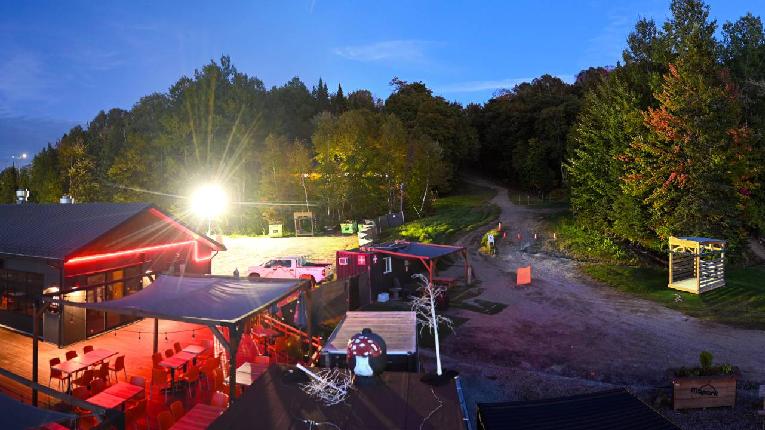 Webcam Mont Blanc: Base Versant Faustin