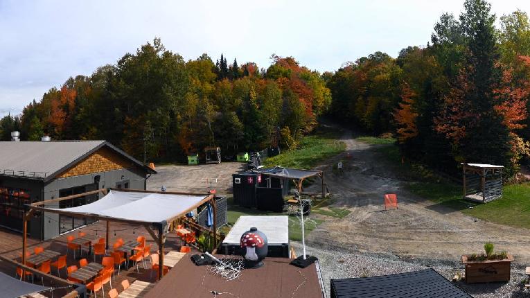 Webcam Mont Blanc: Base Versant Faustin