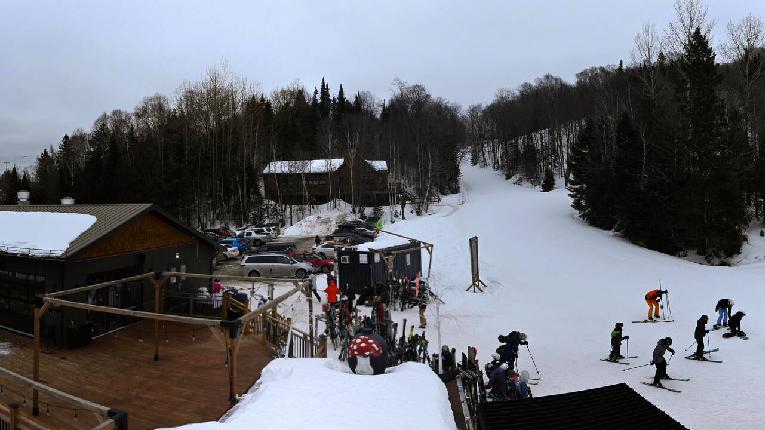 Webcam Mont Blanc: Base Versant Faustin