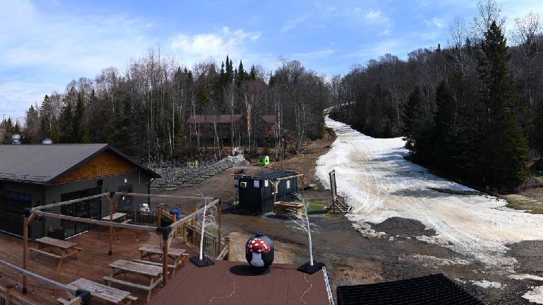 Webcam Mont Blanc: Base Versant Faustin
