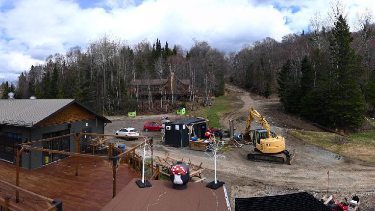 Webcam Mont Blanc: Base Versant Faustin