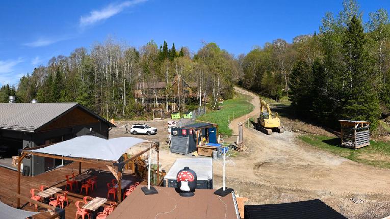 Webcam Mont Blanc: Base Versant Faustin