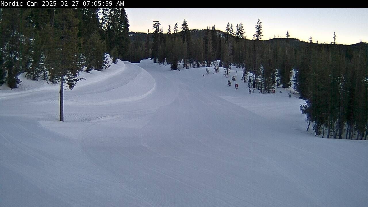 Webcam Mount Bachelor: Nordic center