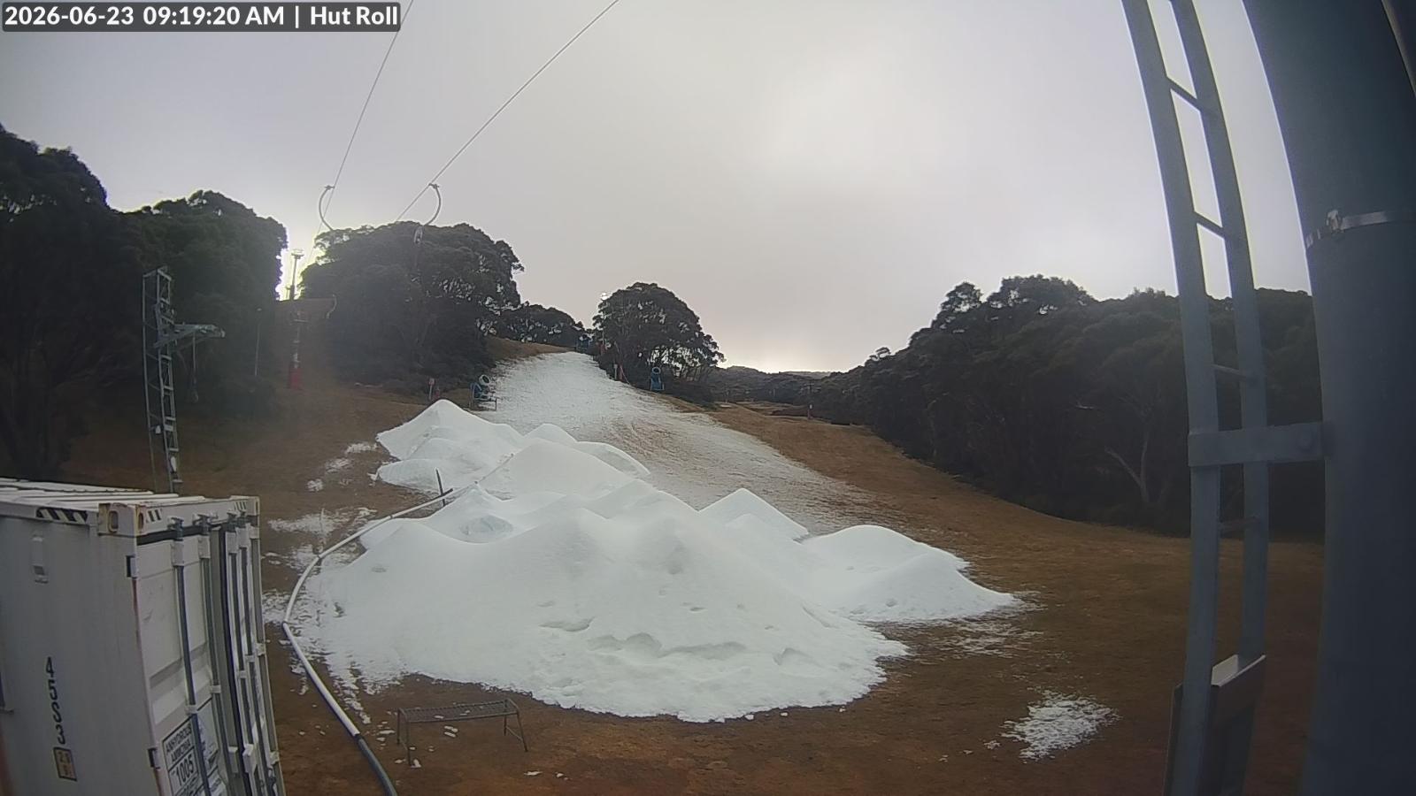 Webcam Mount Baw Baw: Hut roll