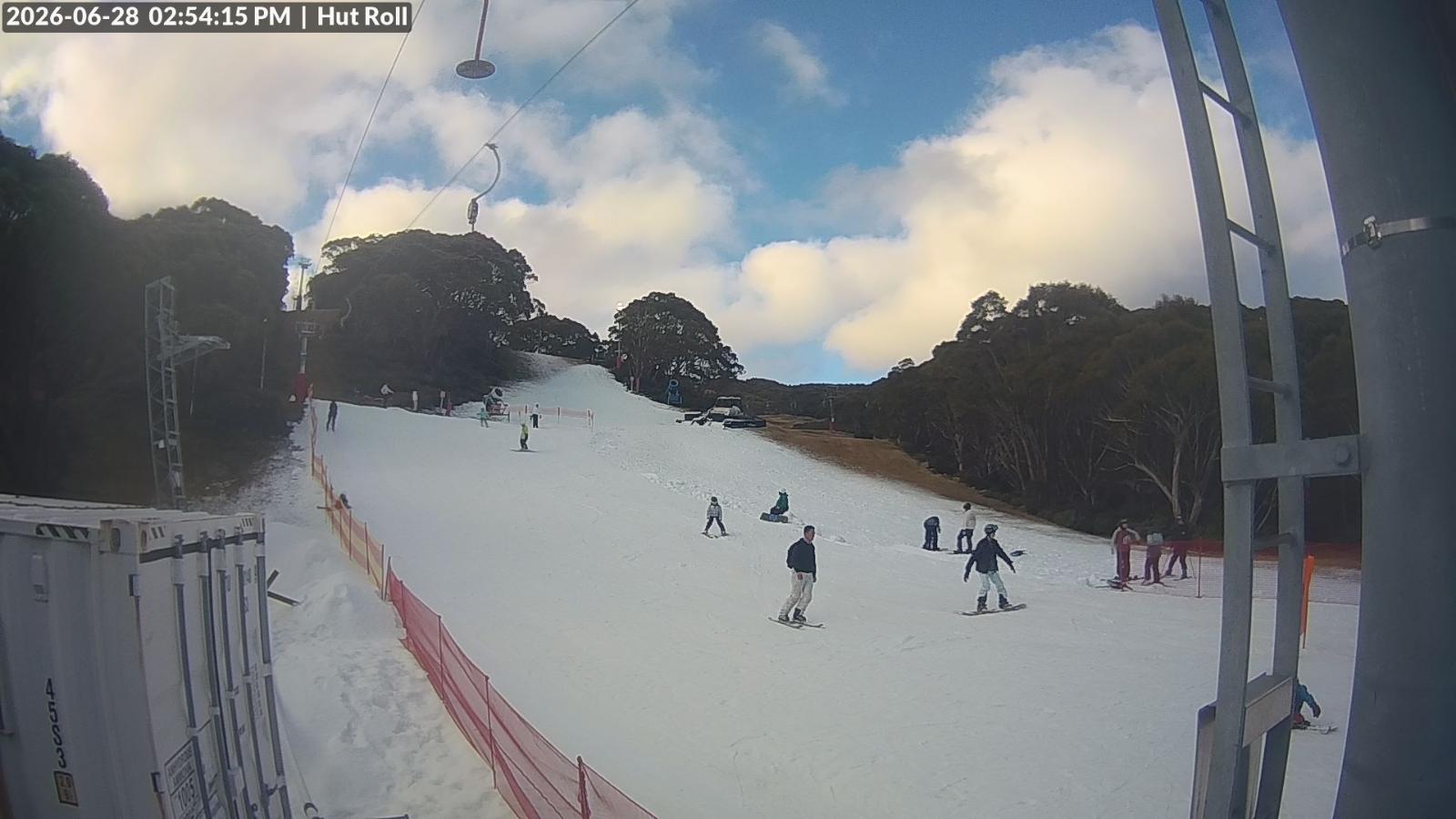 Webcam Mount Baw Baw: Hut roll