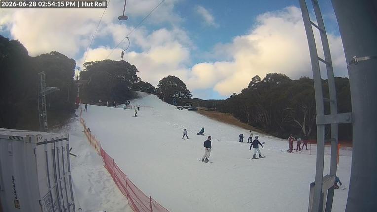 Webcam Mount Baw Baw: Hut roll