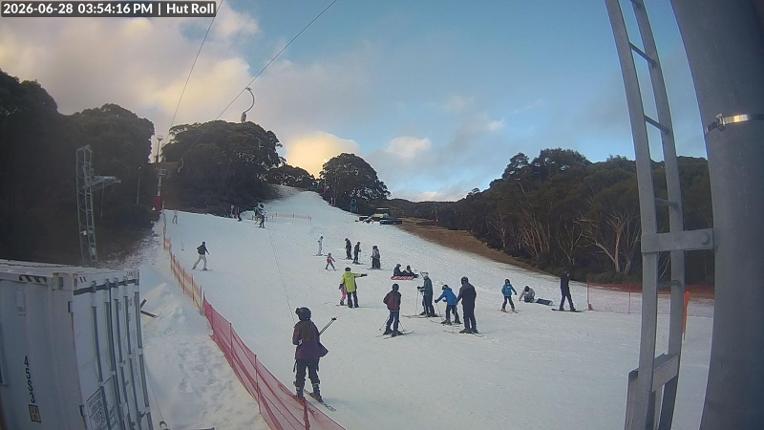 Webcam Mount Baw Baw: Hut roll