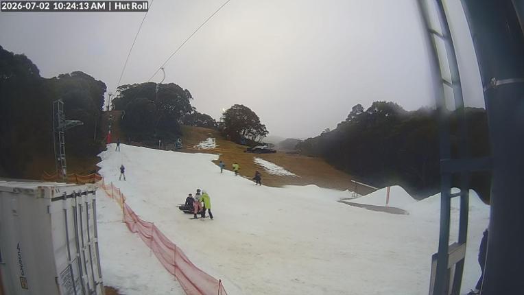 Webcam Mount Baw Baw: Hut roll