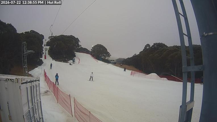 Webcam Mount Baw Baw: Hut roll