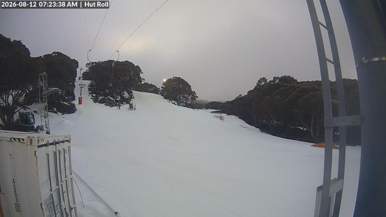 Webcam Mount Baw Baw: Hut roll