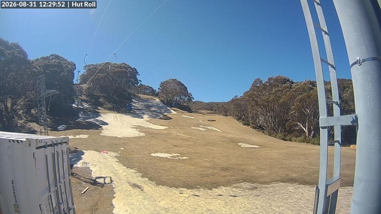 Webcam Mount Baw Baw: Hut roll