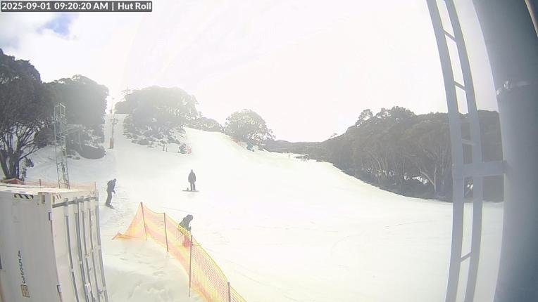 Webcam Mount Baw Baw: Hut roll