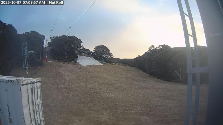 Webcam Mount Baw Baw: Hut roll