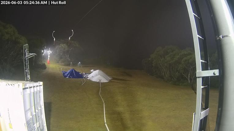 Webcam Mount Baw Baw: Hut roll