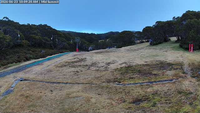 Webcam Mount Baw Baw: Mid Summit