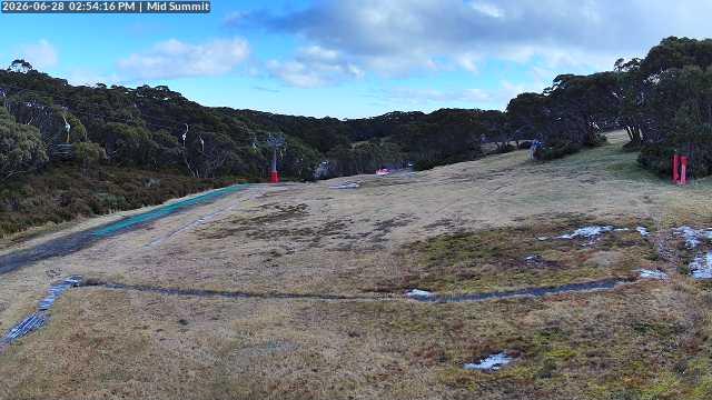 Webcam Mount Baw Baw: Mid Summit