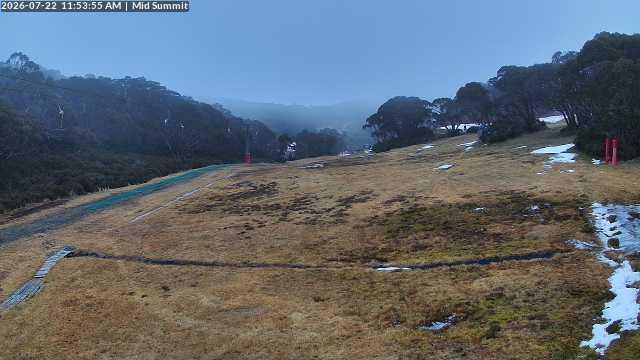 Webcam Mount Baw Baw: Mid Summit