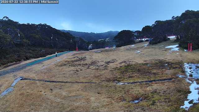 Webcam Mount Baw Baw: Mid Summit