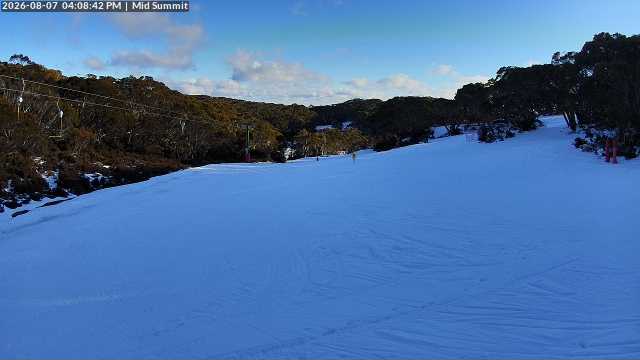 Webcam Mount Baw Baw: Mid Summit