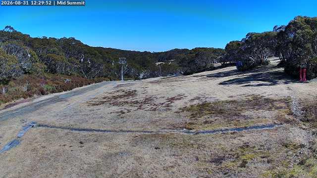 Webcam Mount Baw Baw: Mid Summit