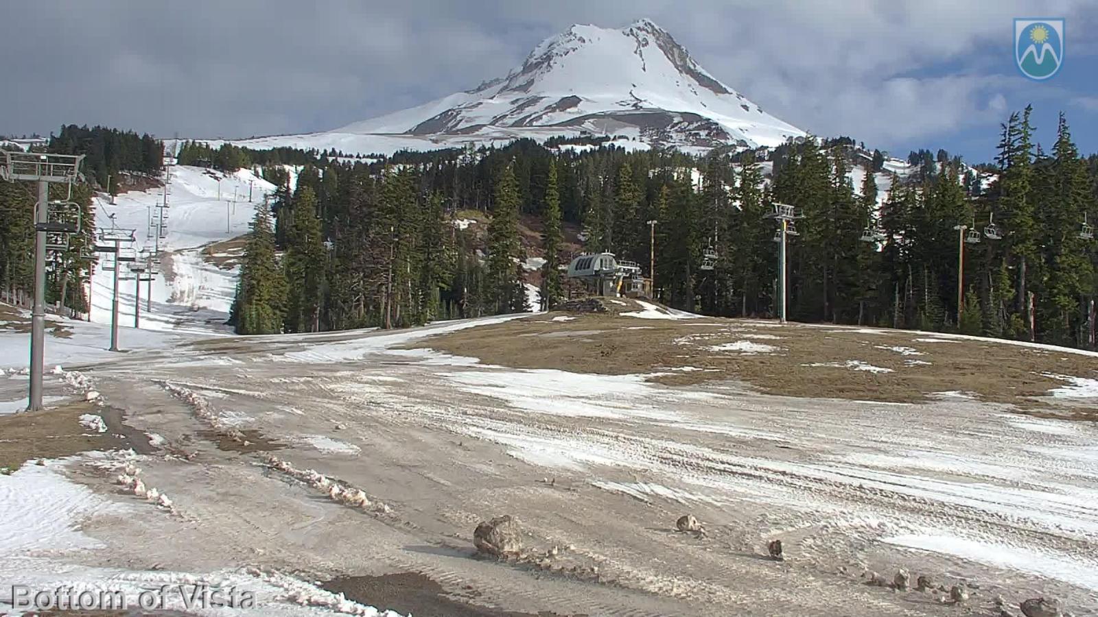 Webcam Mount Hood Meadows: Bottom of Vista