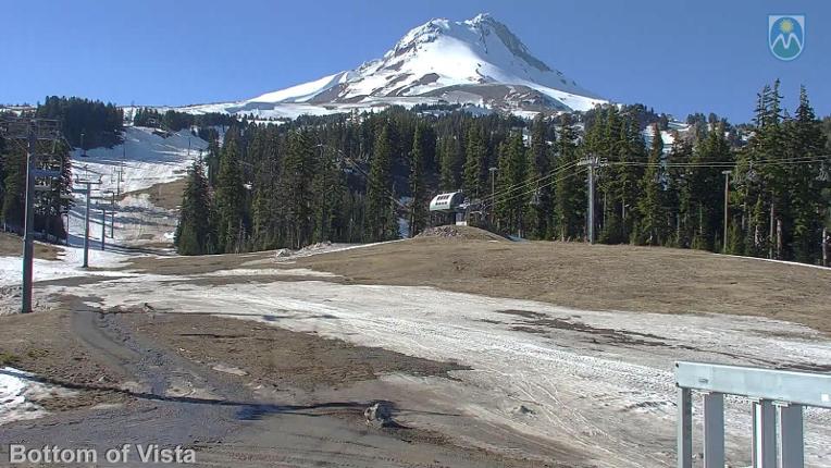 Webcam Mount Hood Meadows: Bottom of Vista