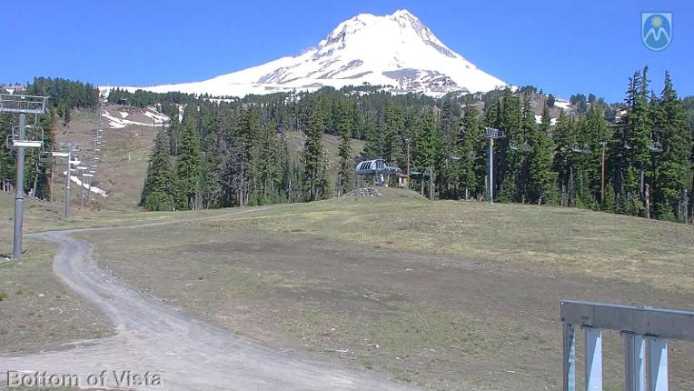 Webcam Mount Hood Meadows: Bottom of Vista
