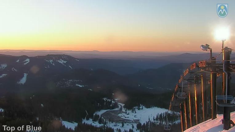 Webcam Mount Hood Meadows: Top of Blue