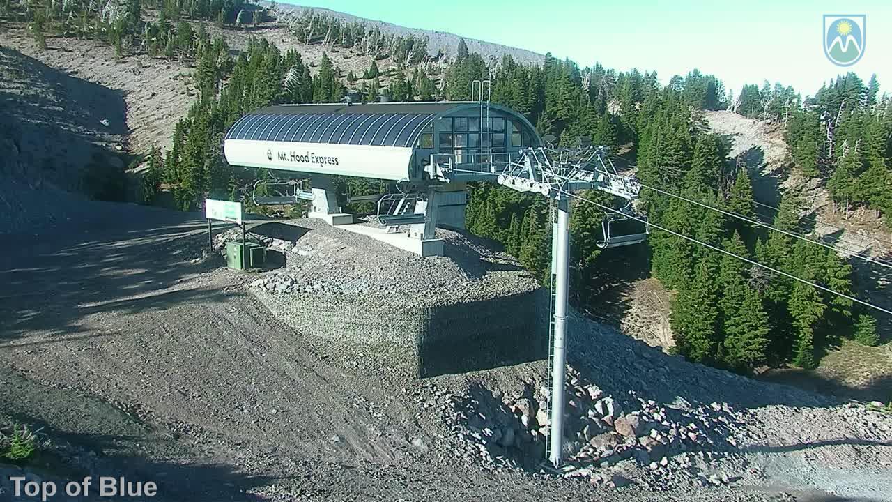Webcam Mount Hood Meadows: Top of Blue