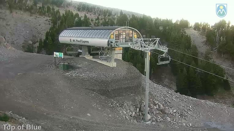 Webcam Mount Hood Meadows: Top of Blue