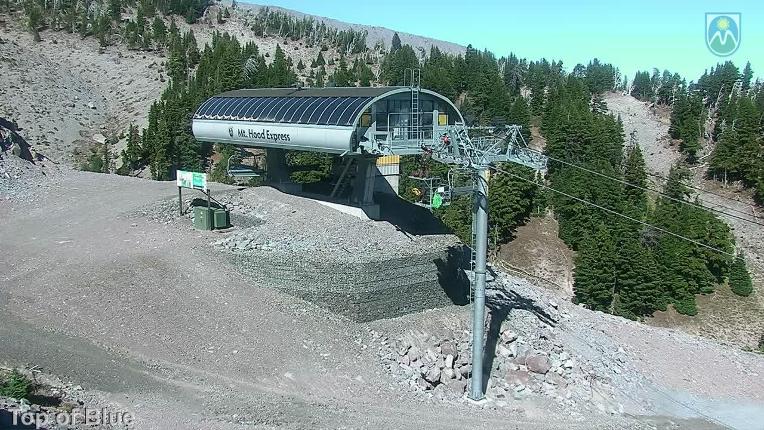 Webcam Mount Hood Meadows: Top of Blue