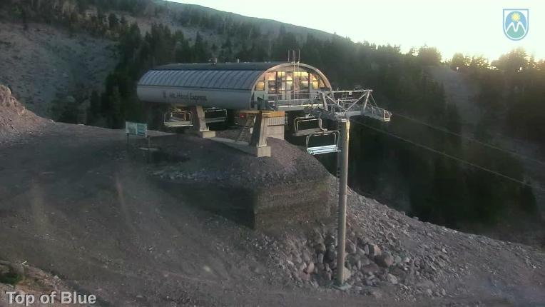 Webcam Mount Hood Meadows: Top of Blue