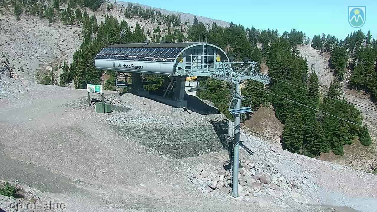 Webcam Mount Hood Meadows: Top of Blue