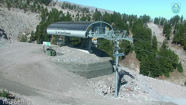 Webcam Mount Hood Meadows: Top of Blue