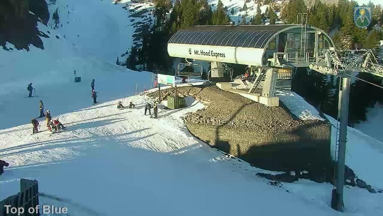 Webcam Mount Hood Meadows: Top of Blue