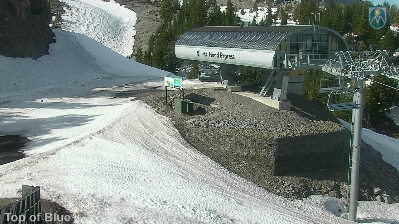 Webcam Mount Hood Meadows: Top of Blue