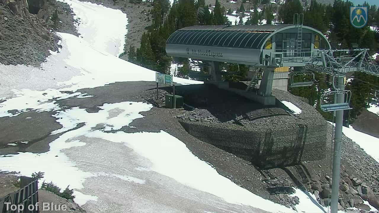 Webcam Mount Hood Meadows: Top of Blue
