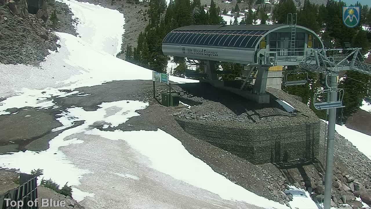 Webcam Mount Hood Meadows: Top of Blue