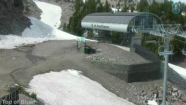 Webcam Mount Hood Meadows: Top of Blue