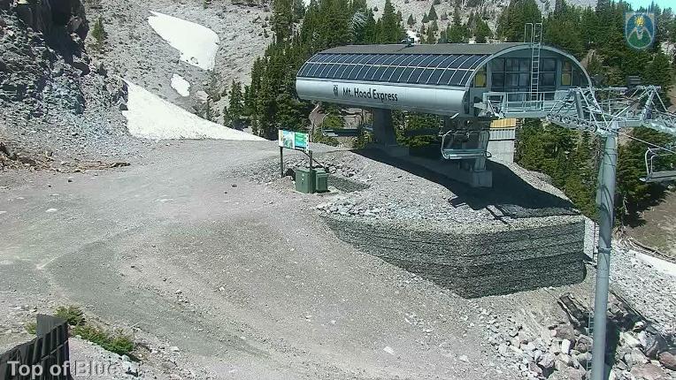 Webcam Mount Hood Meadows: Top of Blue