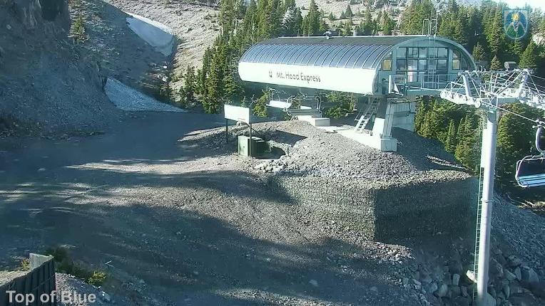 Webcam Mount Hood Meadows: Top of Blue
