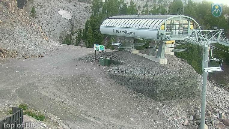 Webcam Mount Hood Meadows: Top of Blue