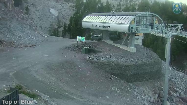 Webcam Mount Hood Meadows: Top of Blue