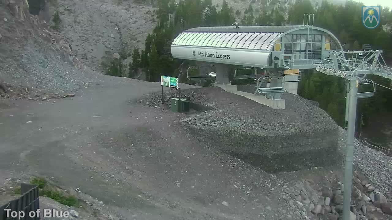 Webcam Mount Hood Meadows: Top of Blue