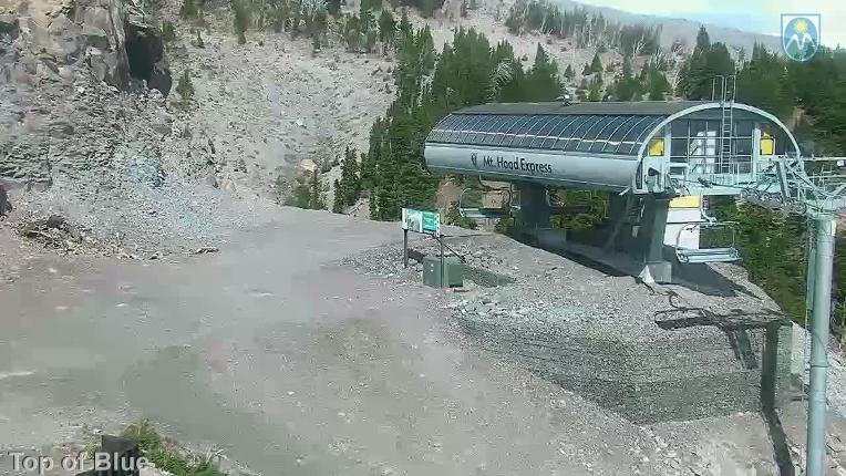 Webcam Mount Hood Meadows: Top of Blue