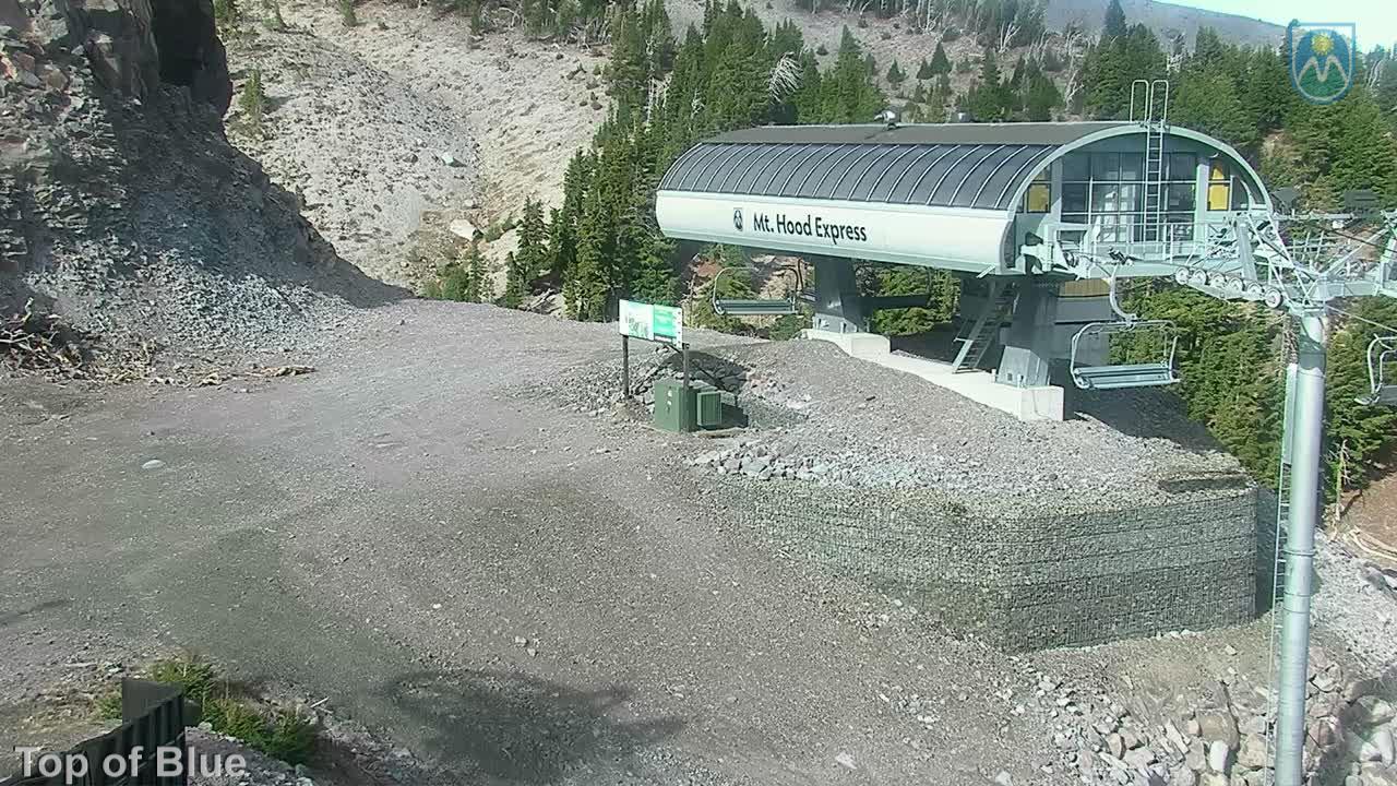 Webcam Mount Hood Meadows: Top of Blue