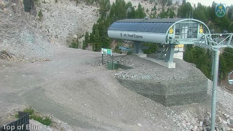 Webcam Mount Hood Meadows: Top of Blue