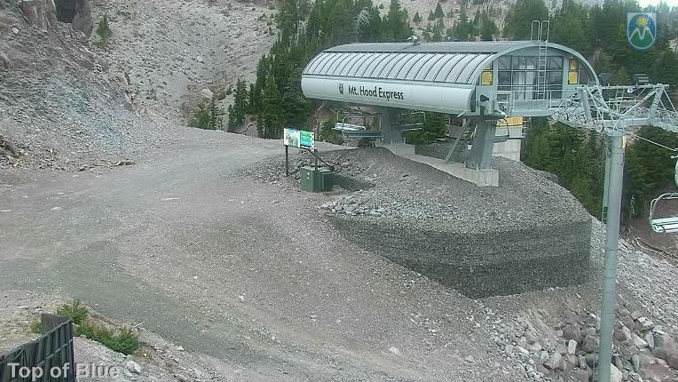 Webcam Mount Hood Meadows: Top of Blue